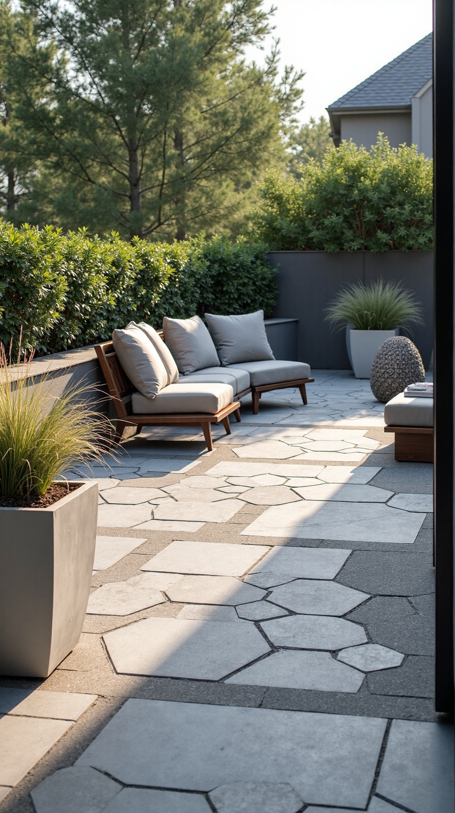 captivating contemporary hexagonal outdoor designs