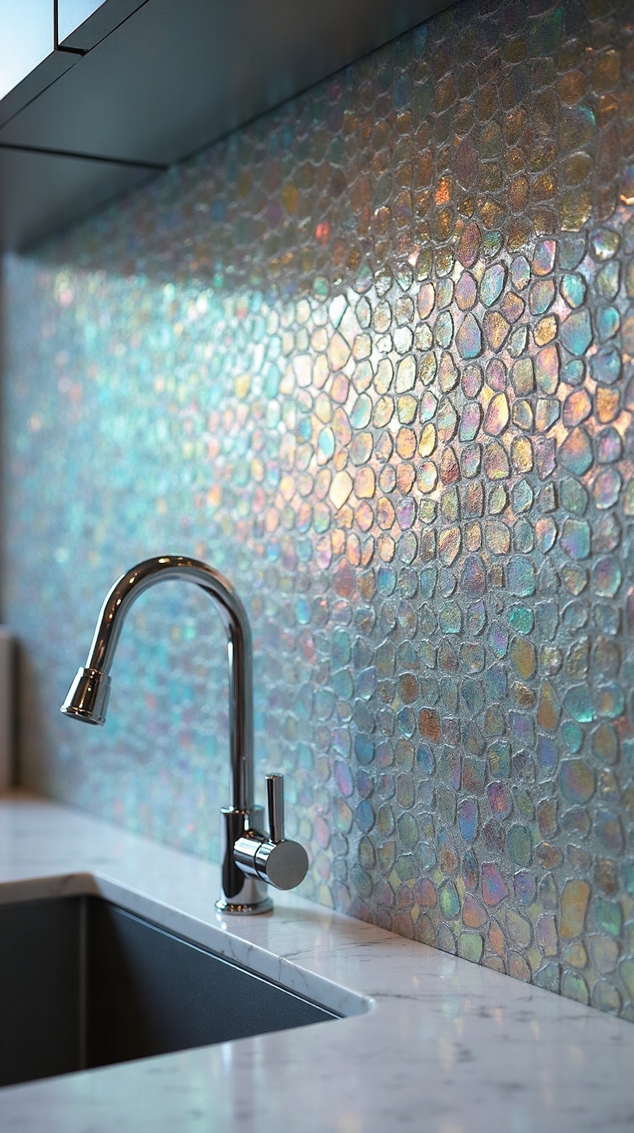 captivating mosaic glass tile surfaces