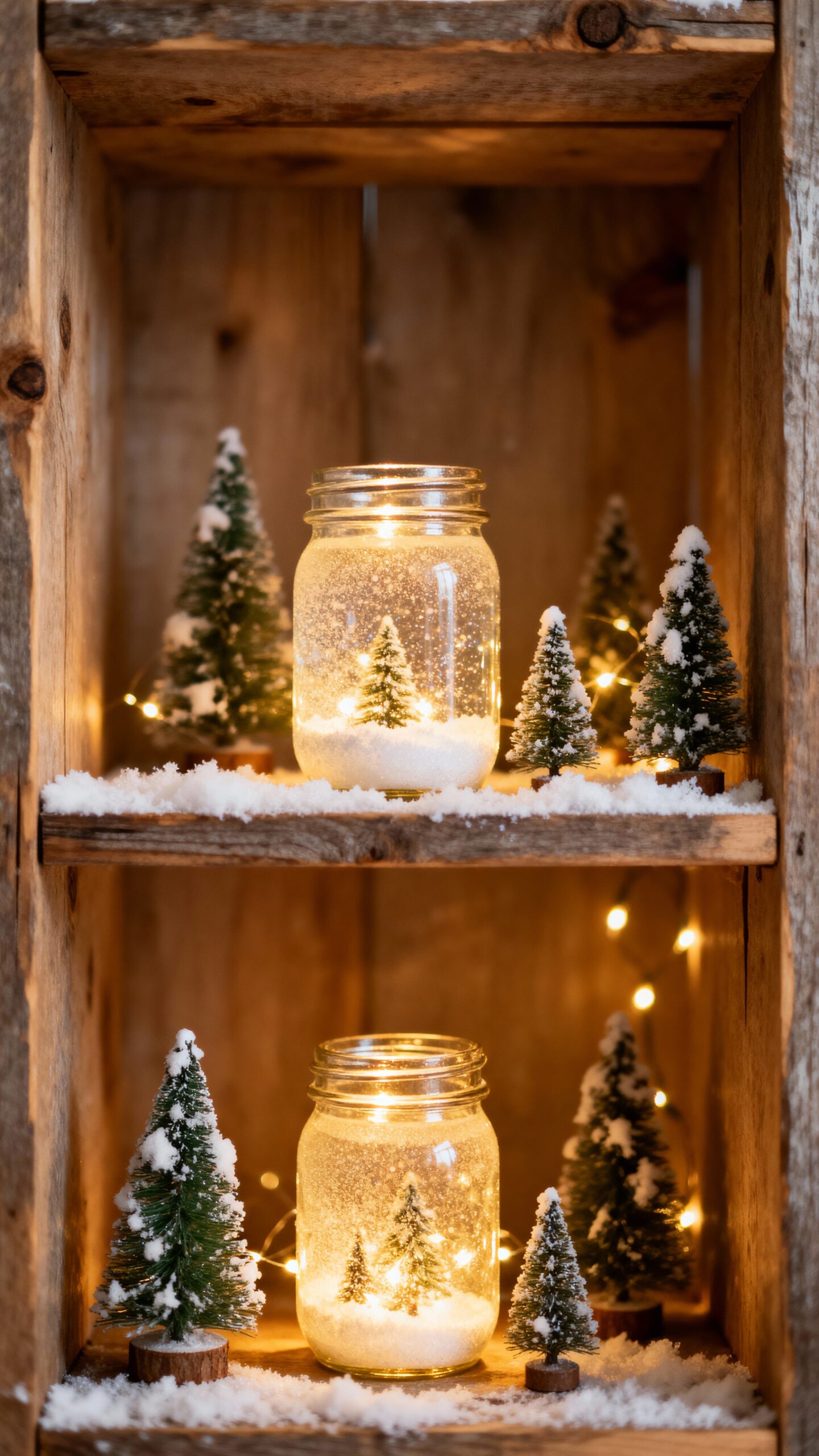 captivating winter centerpiece luminaries diy