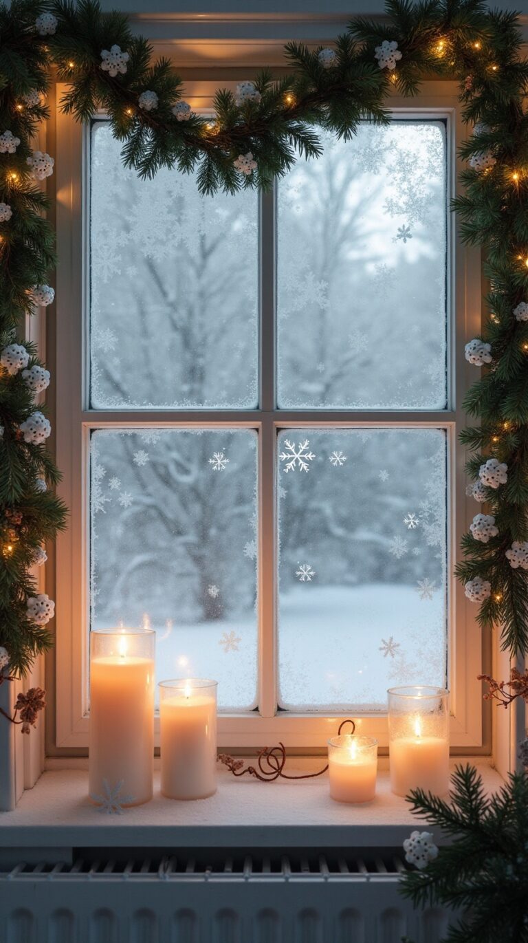 captivating winter window decor inspirations