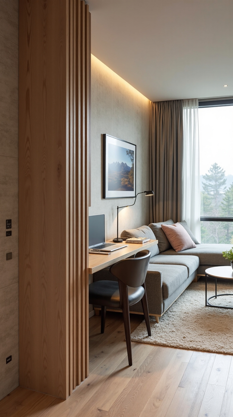 carve open workspace with room dividers