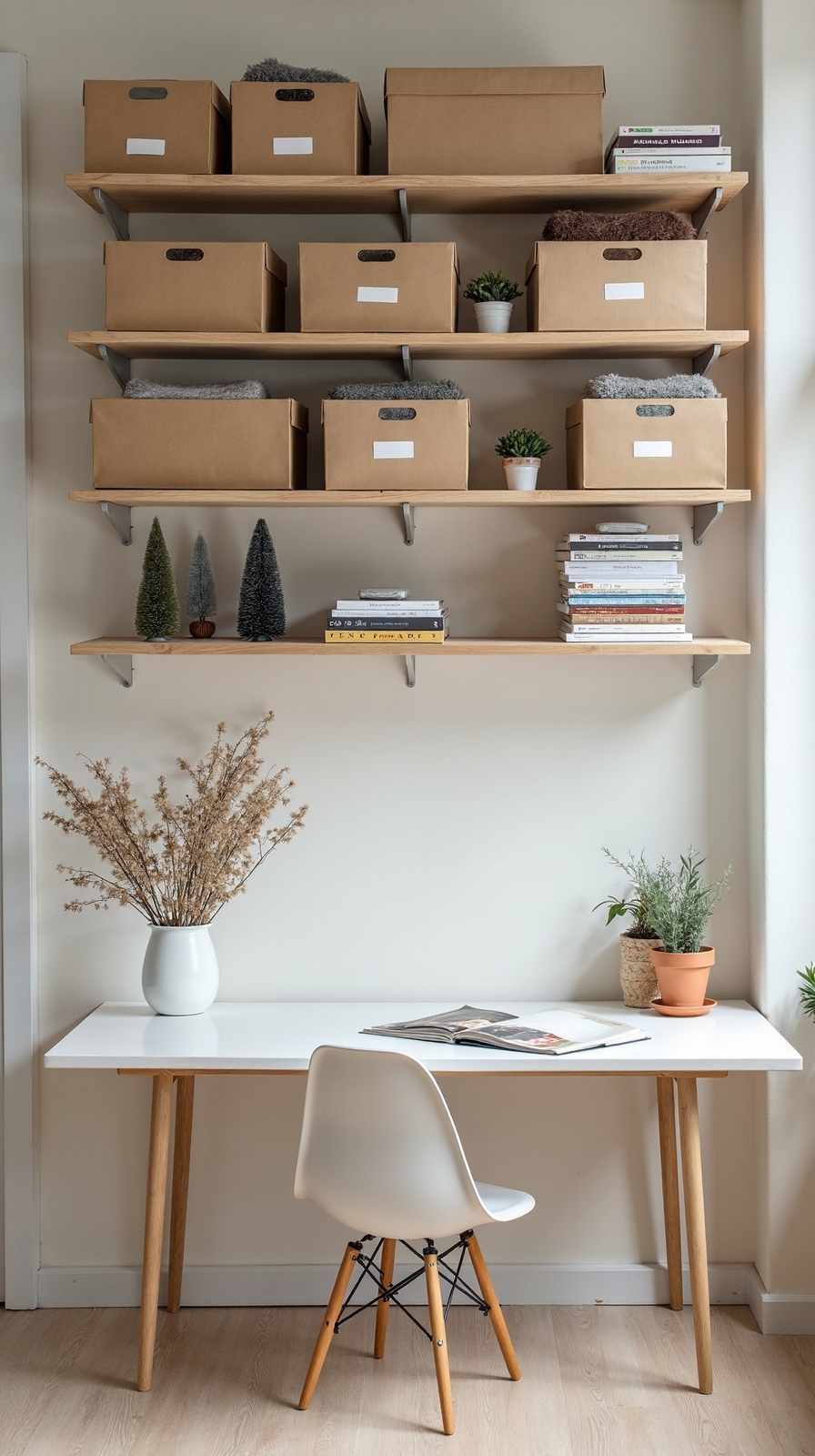 ceiling mounted overhead storage saves space