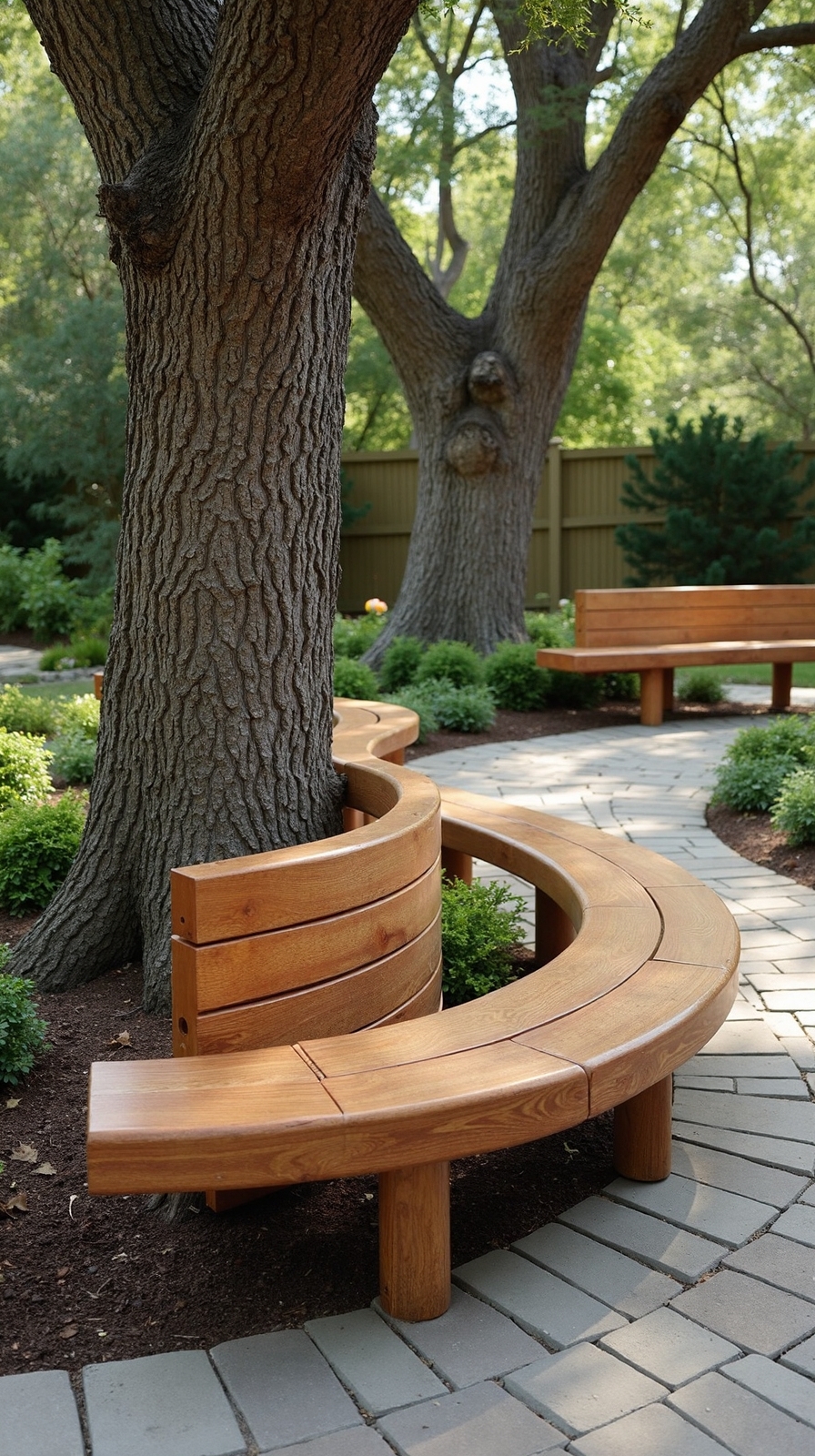 celebrating nature s beauty with tree benches