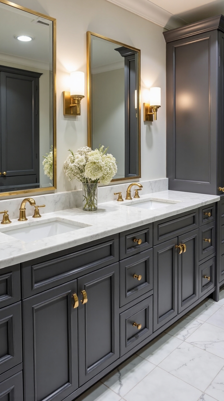 charcoal brass timeless modern sophistication