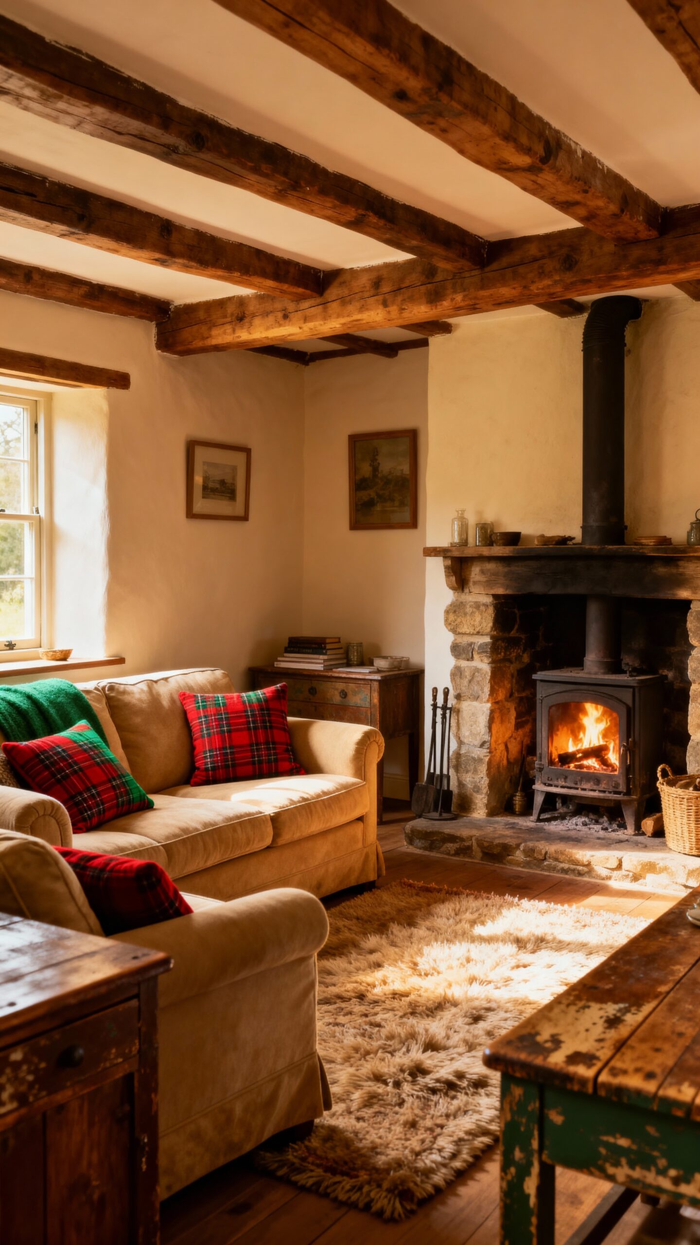 charming cozy cottage living rooms