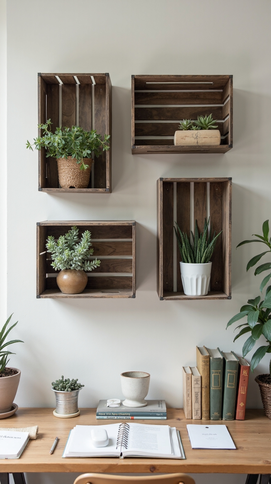 charming upcycled crate storage solutions