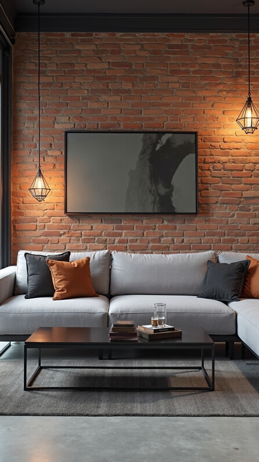 chic industrial metal leather decor