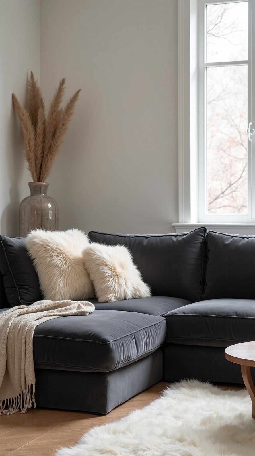 chic modern faux fur furniture