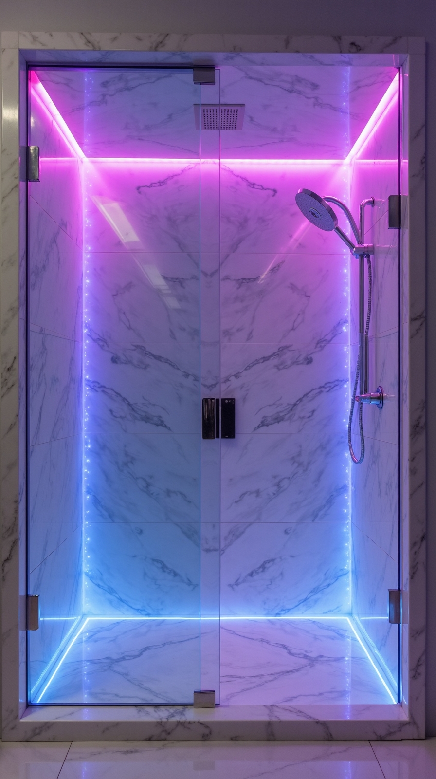 chromotherapy revolutionizes therapeutic shower experience
