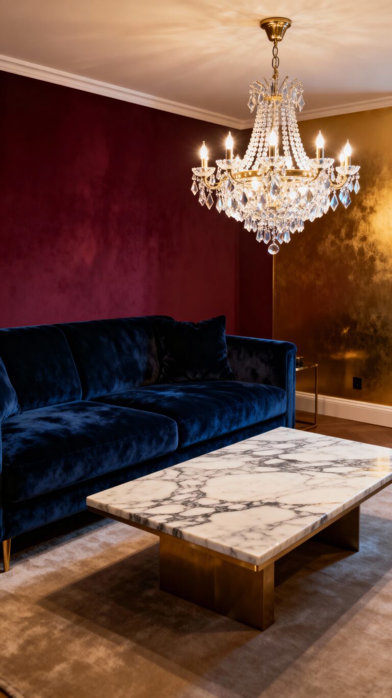 classy compact formal living room