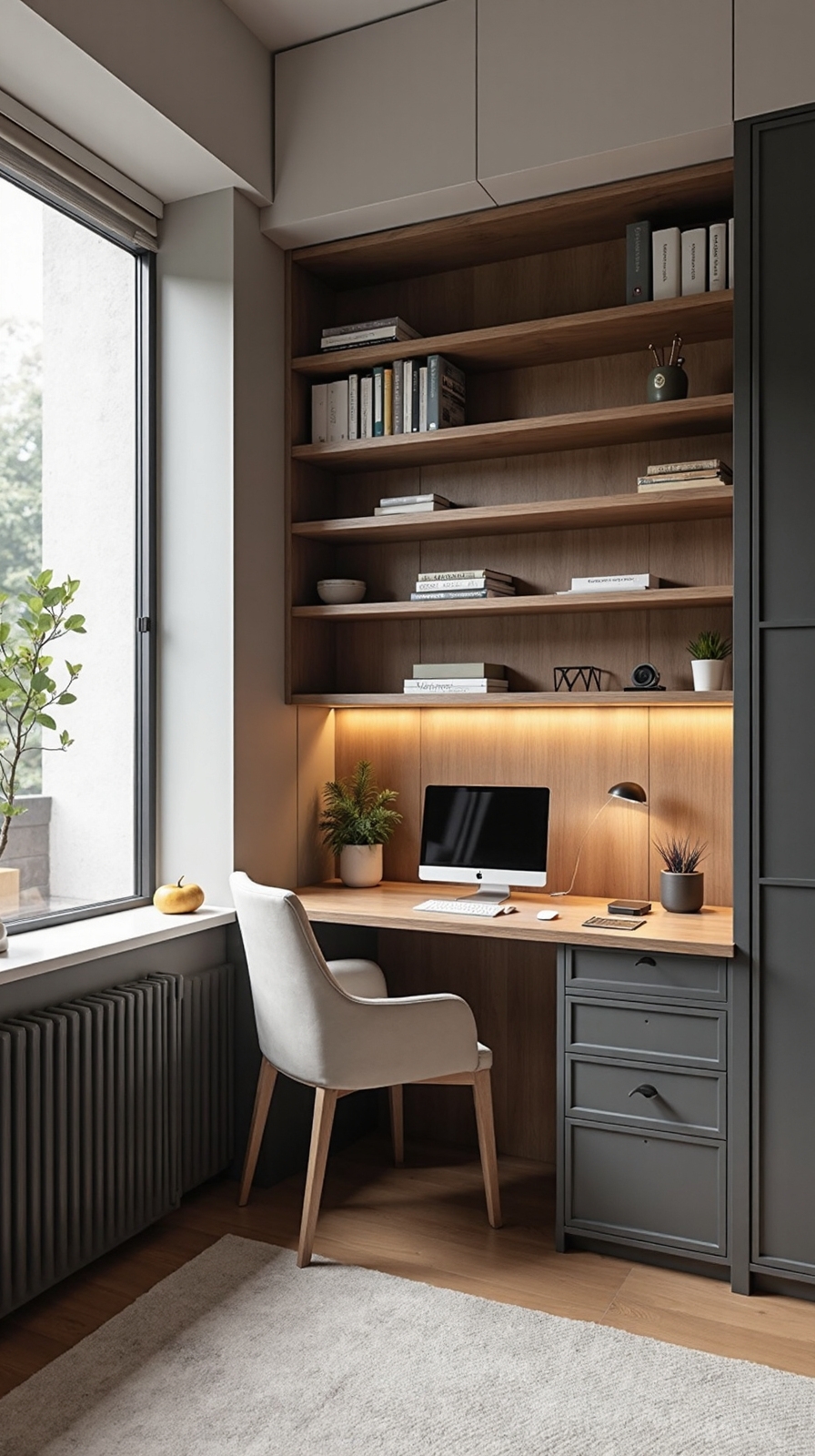 clean clutter free integrated minimalist