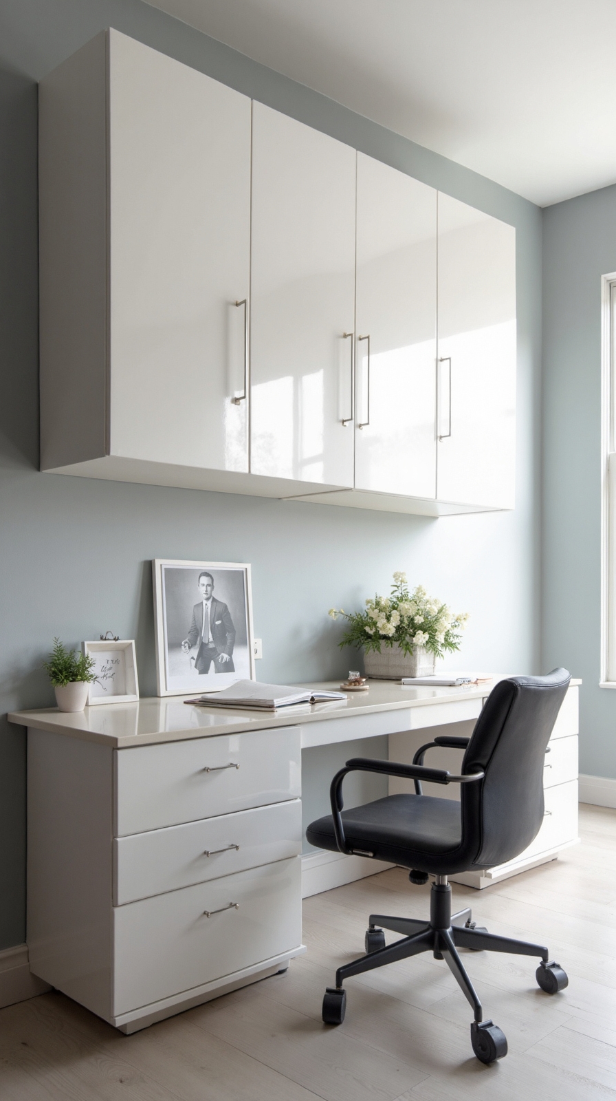 clean modern streamlined storage