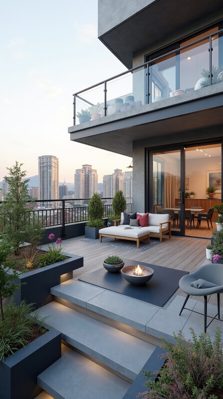 clever multi level deck design