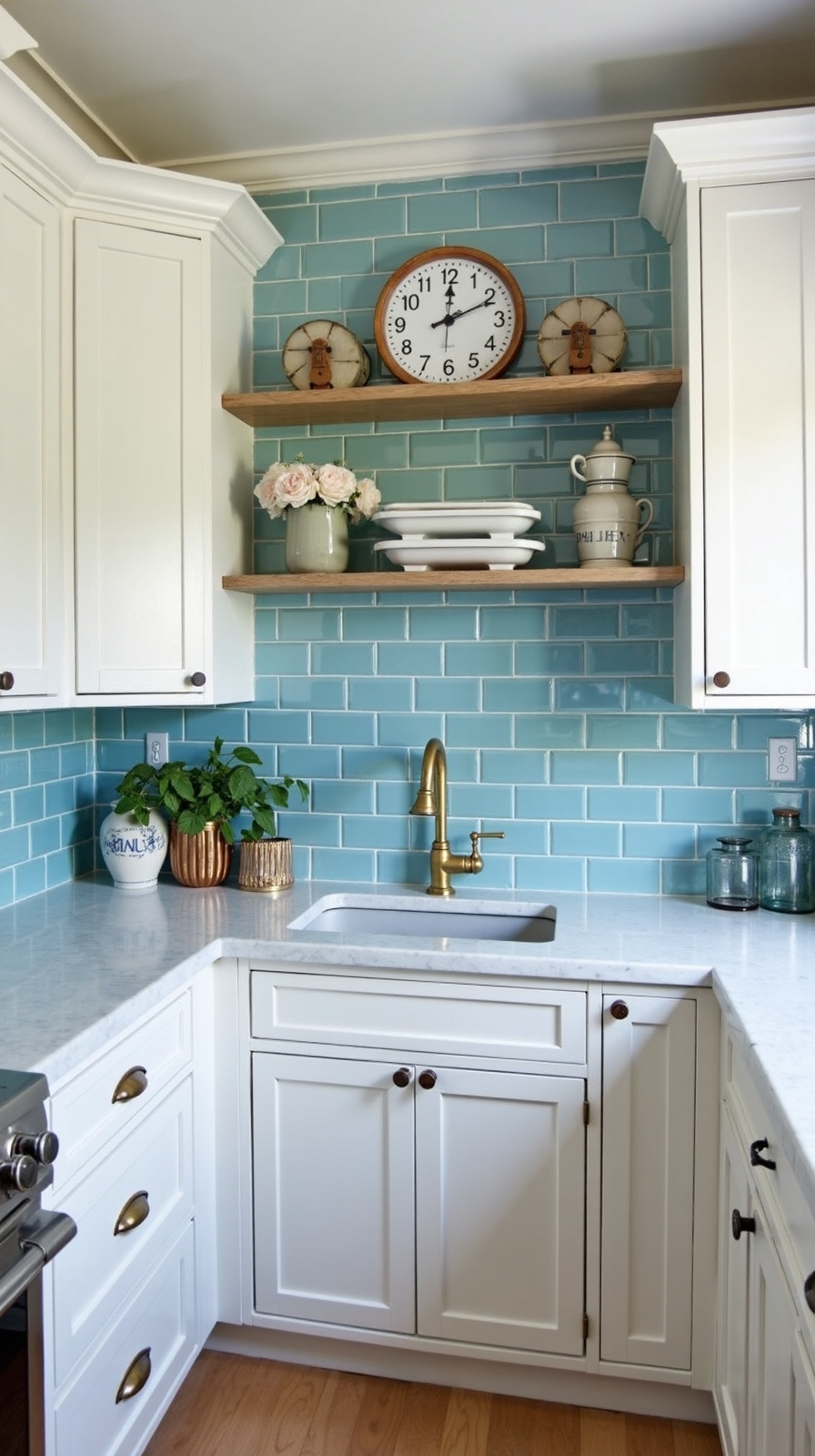 coastal retreat ocean blue tiles