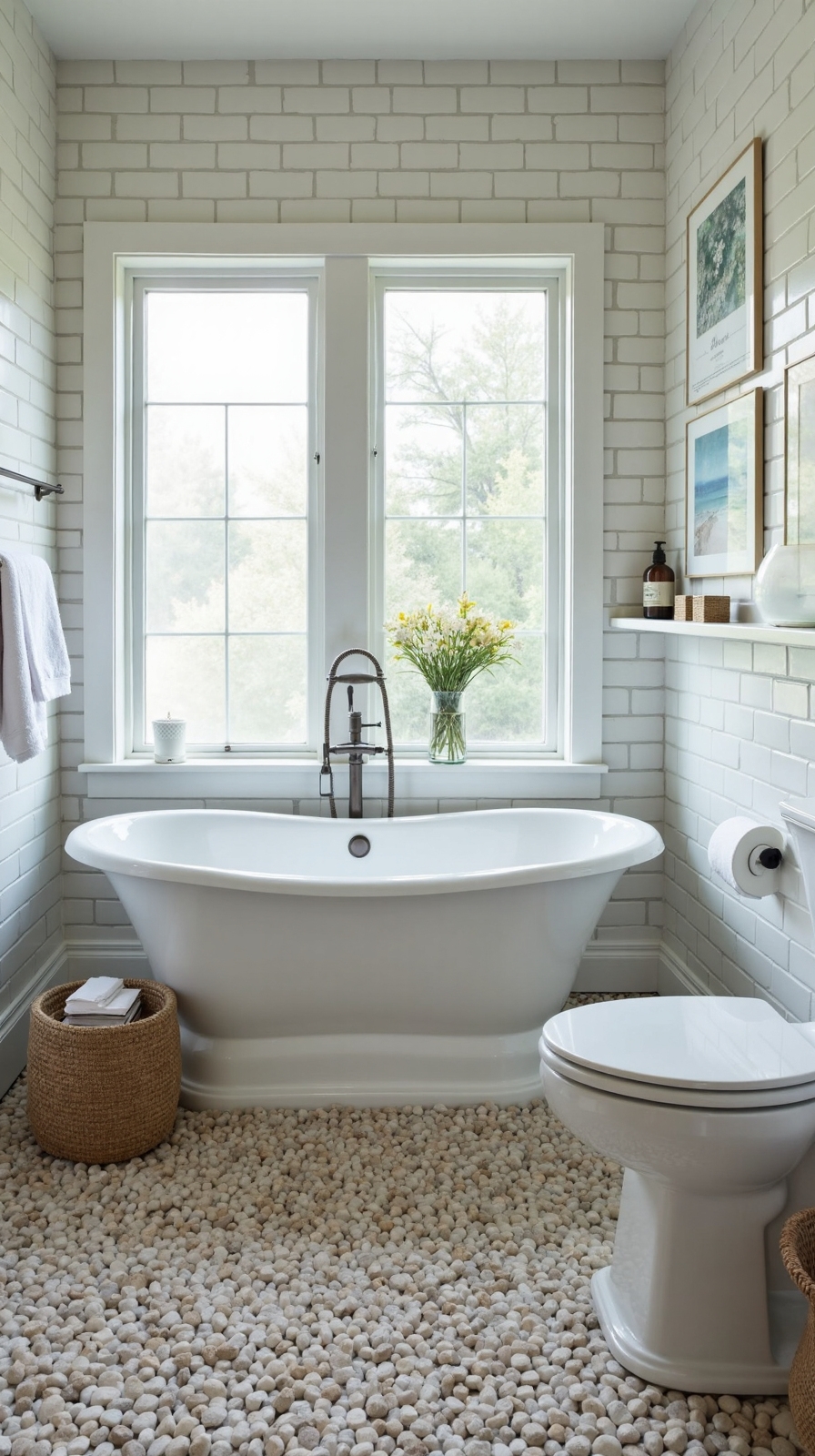 coastal spa like shower floor experience