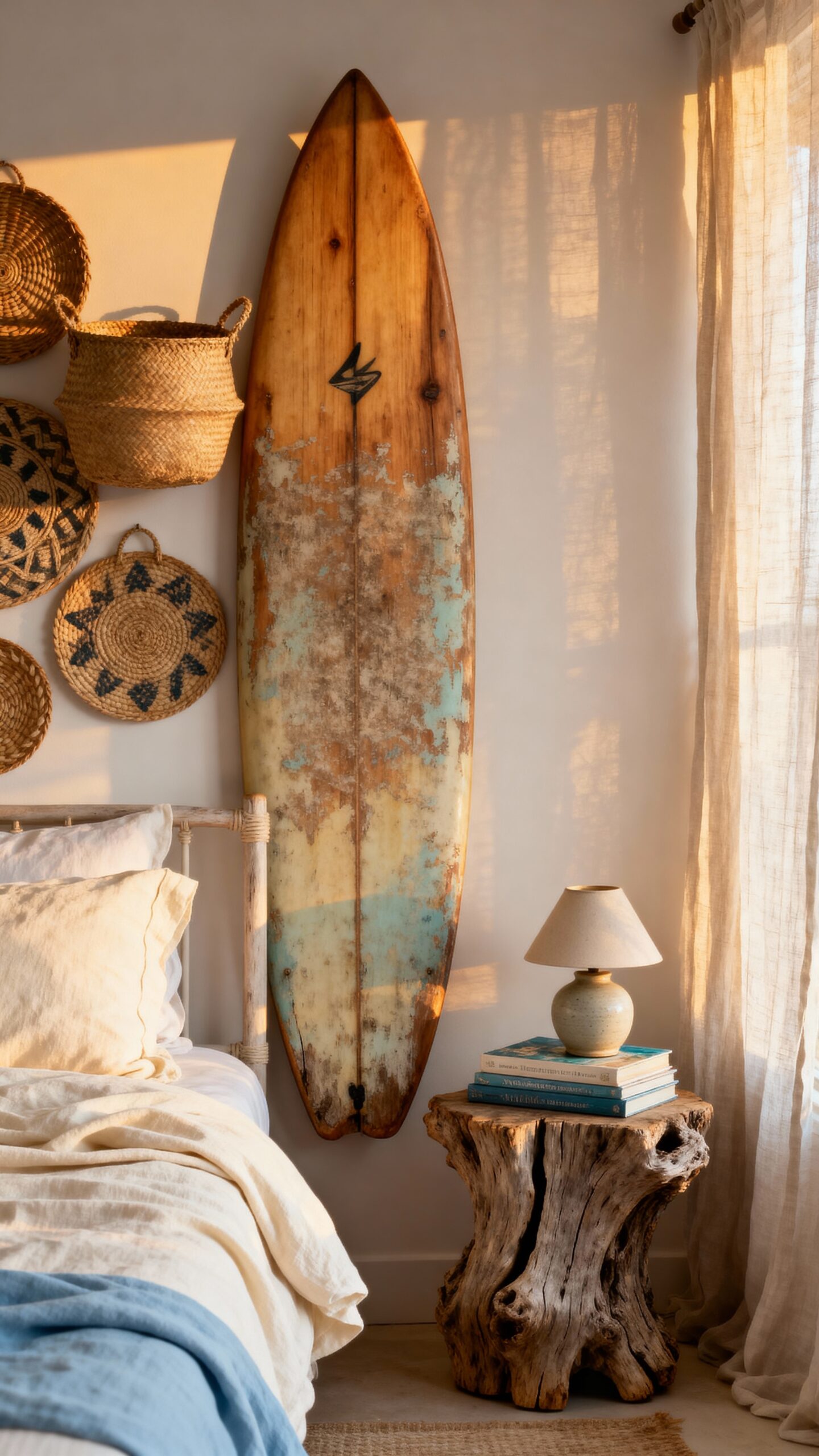 coastal vintage textured bohemian