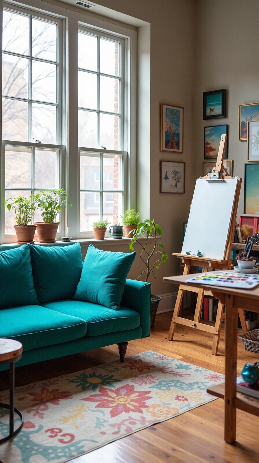 colorful vibrant stimulating transformative workspace