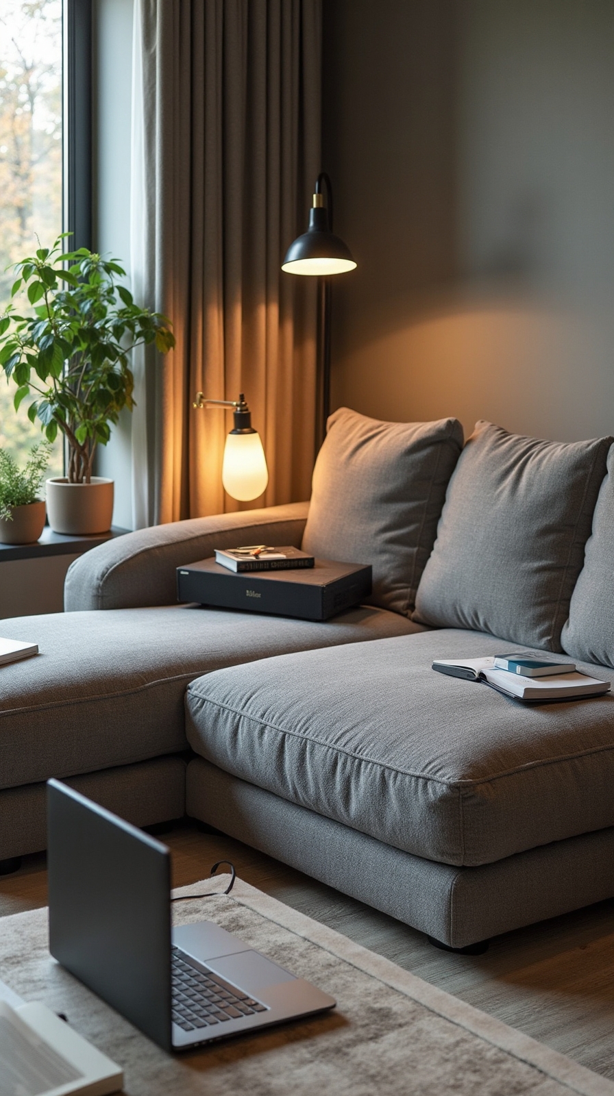 comfortable cozy multifunctional home office