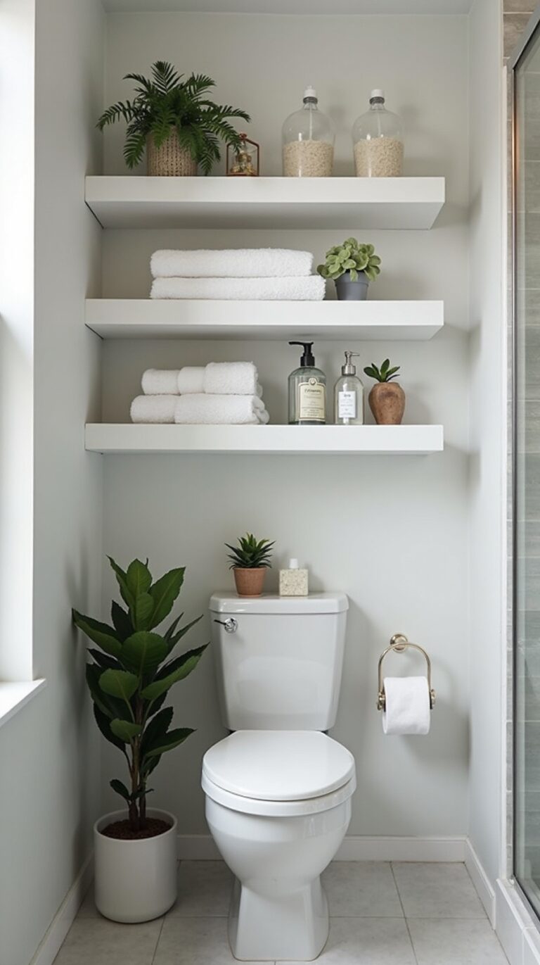 compact bathroom storage solutions