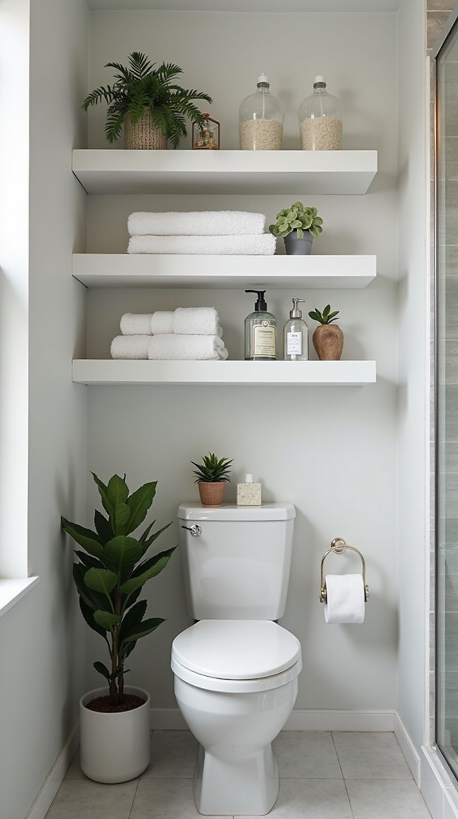 compact bathroom storage solutions