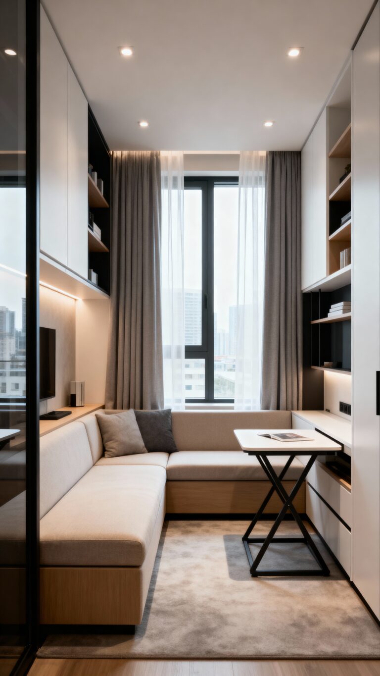 compact comfortable contemporary stylish