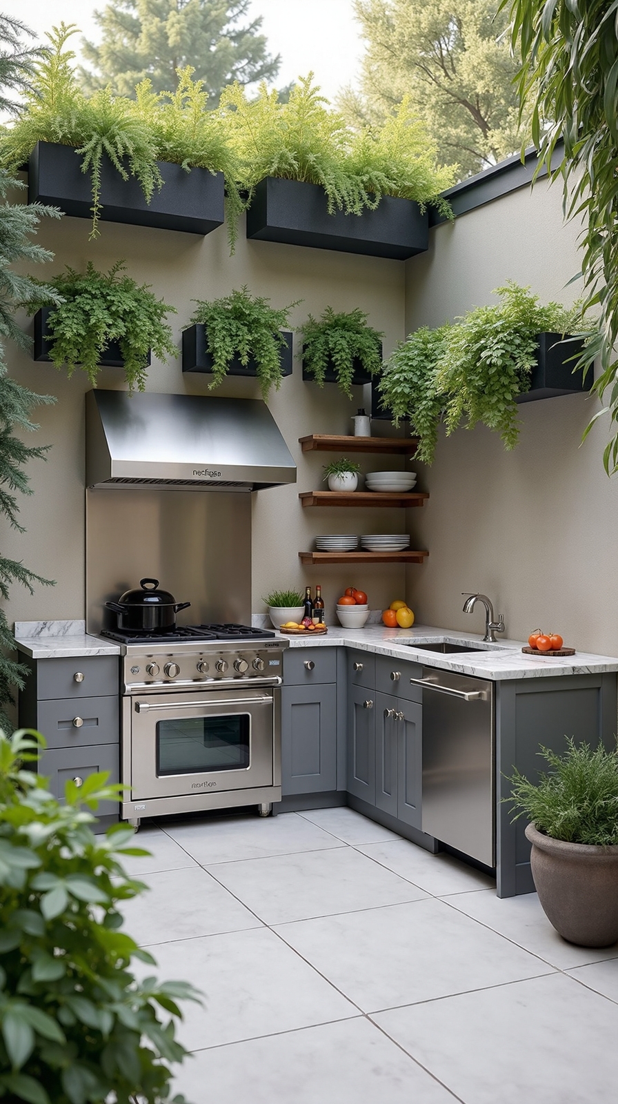 compact corner kitchen space optimization