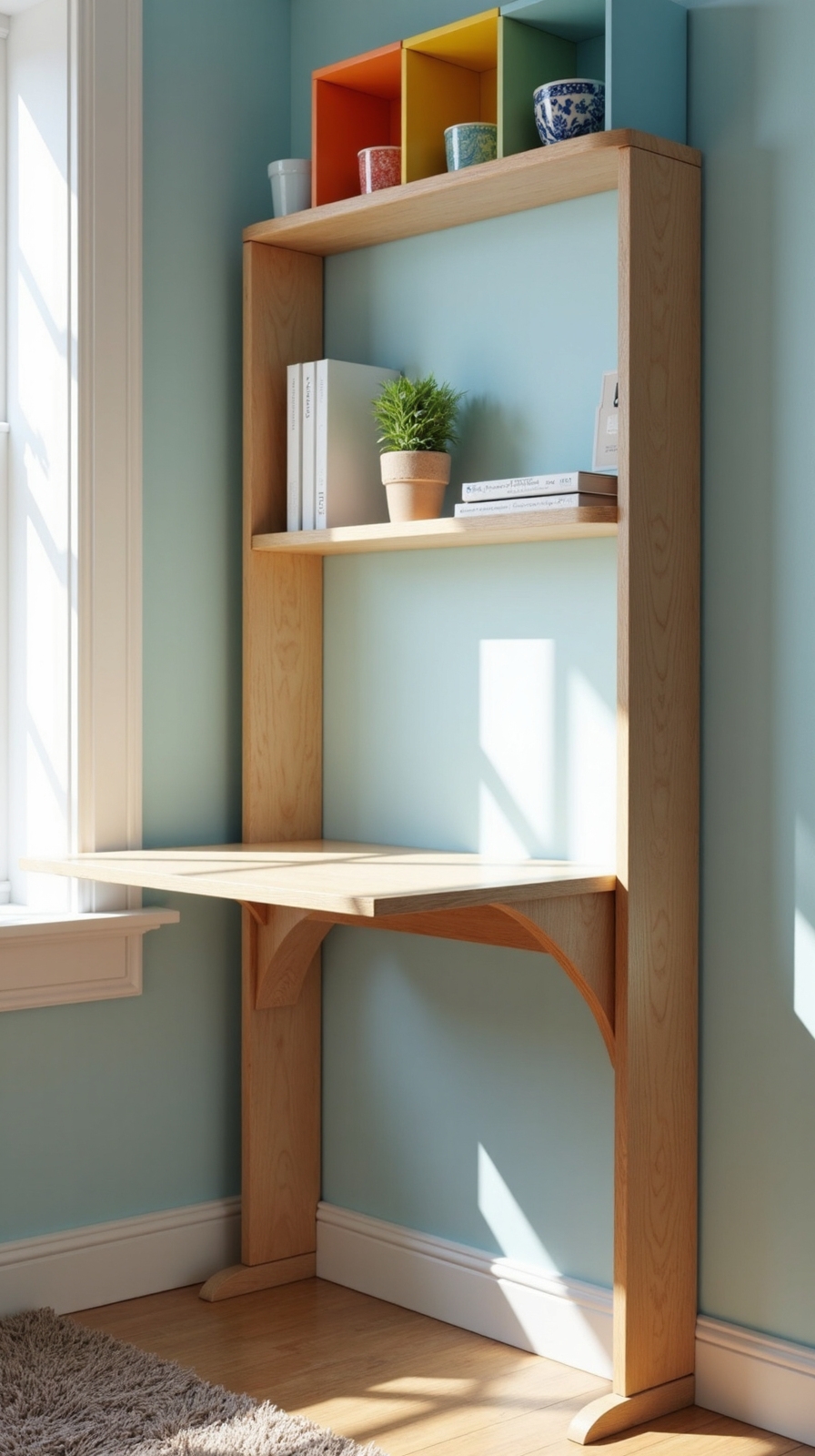 compact folding space saving adjustable desks