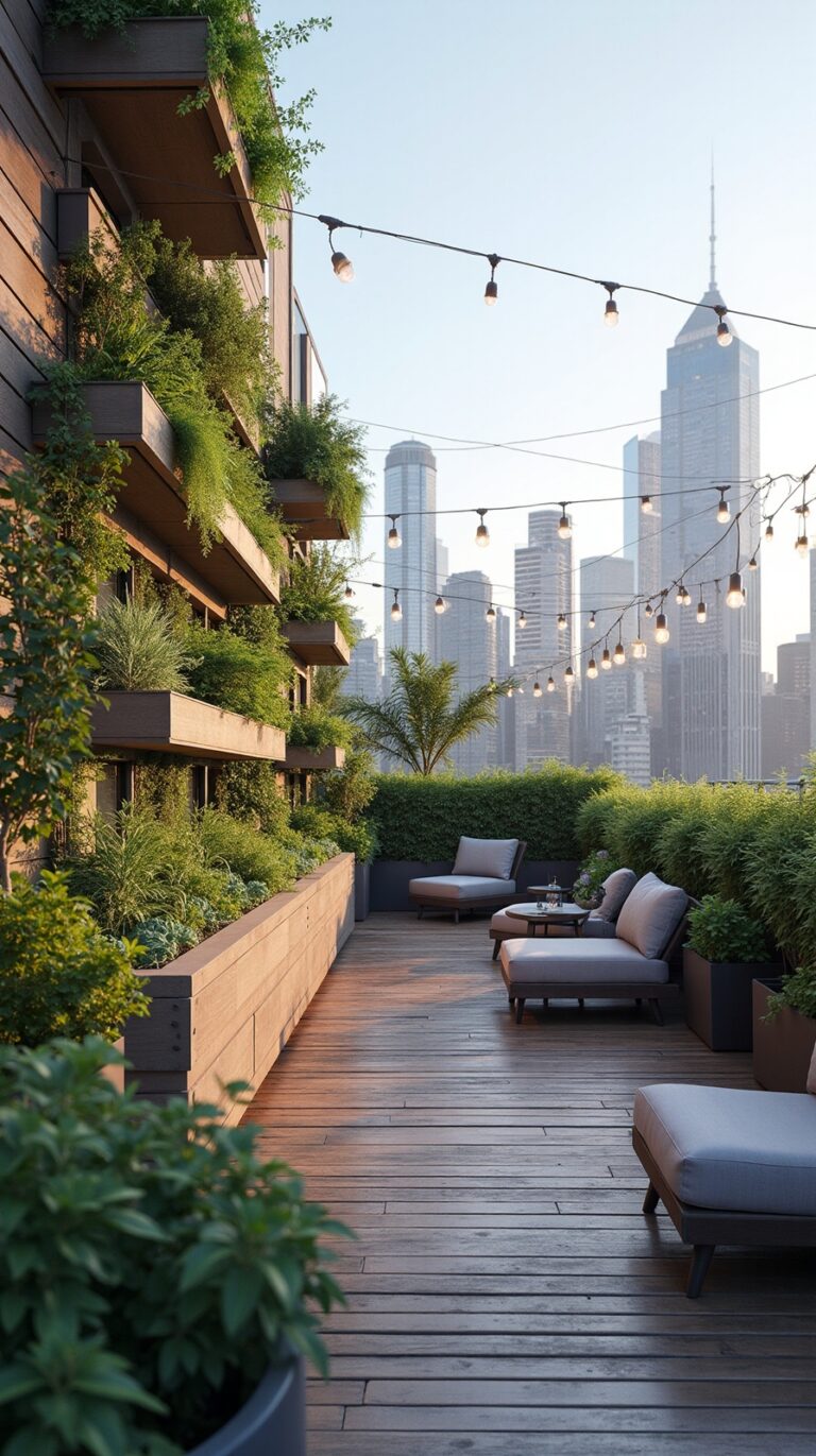 compact green city friendly outdoor living