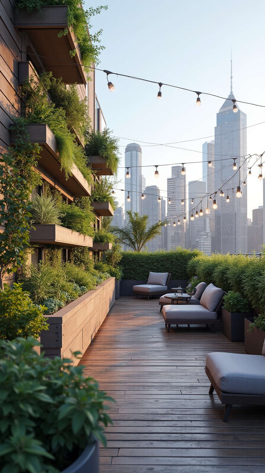 compact green city friendly outdoor living