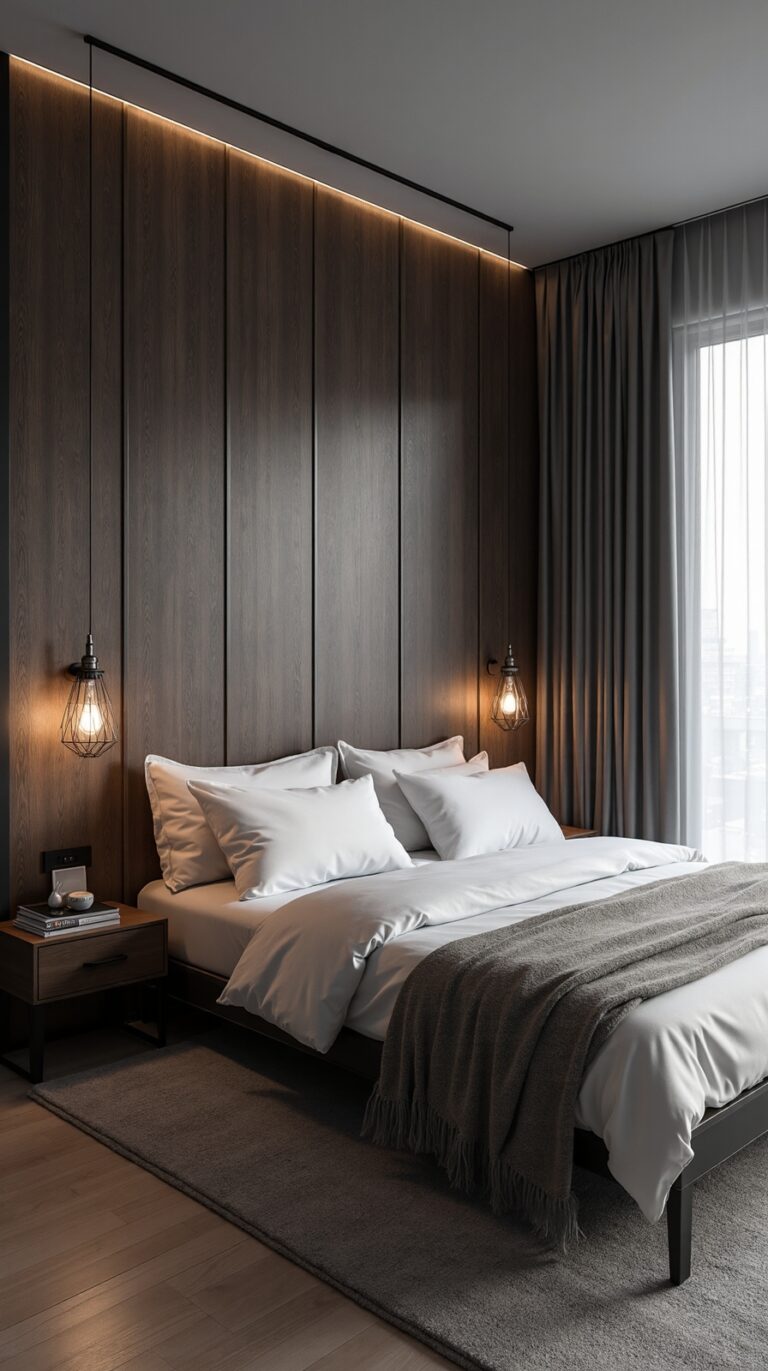 compact men s bedroom design inspiration