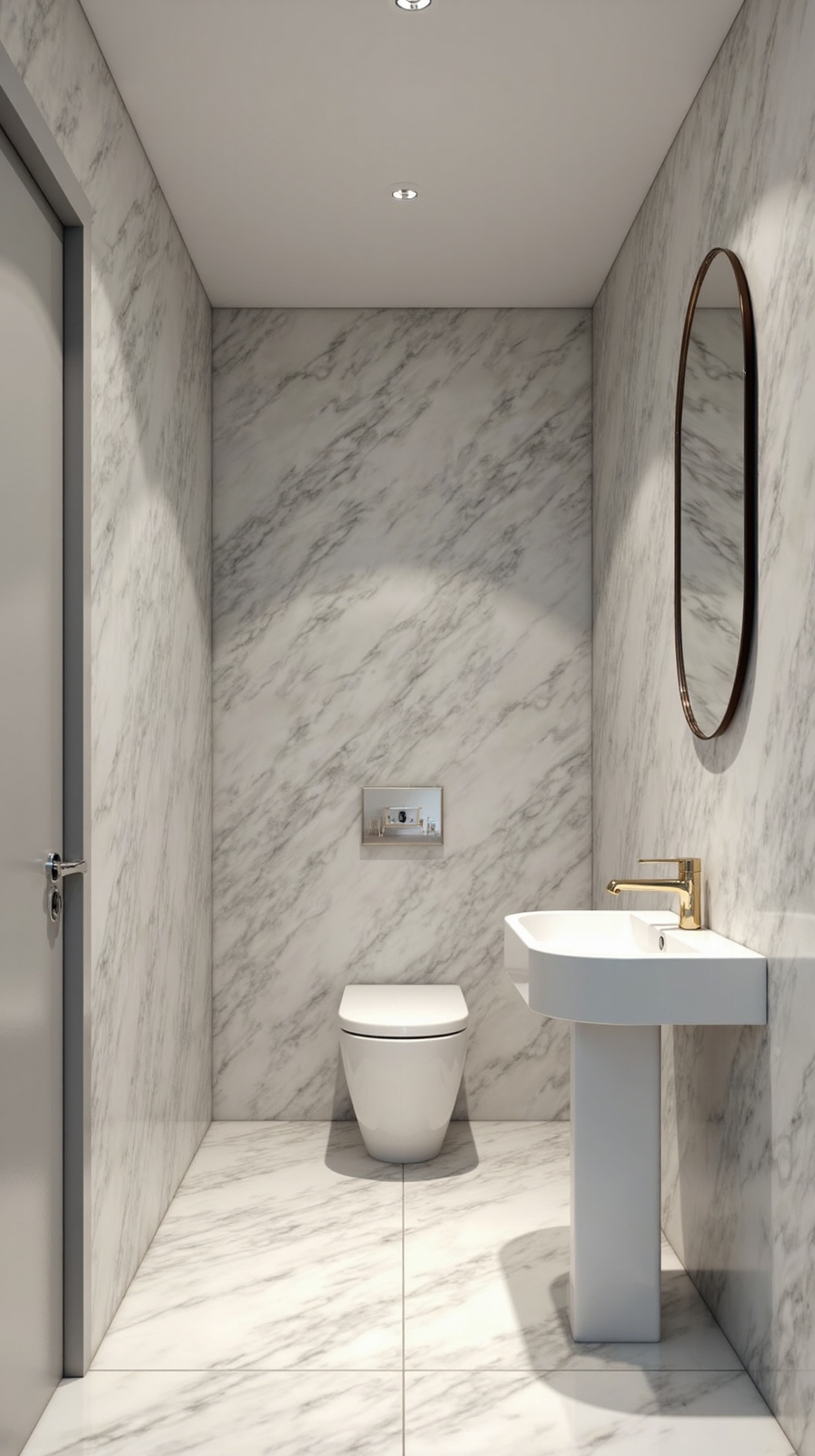 compact pedestal sink saves space