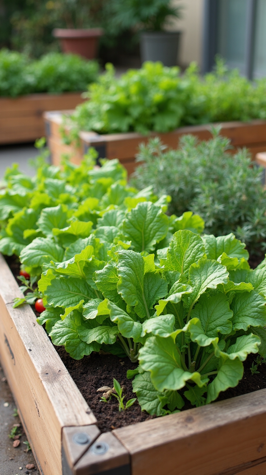 compact self watering modular raised beds
