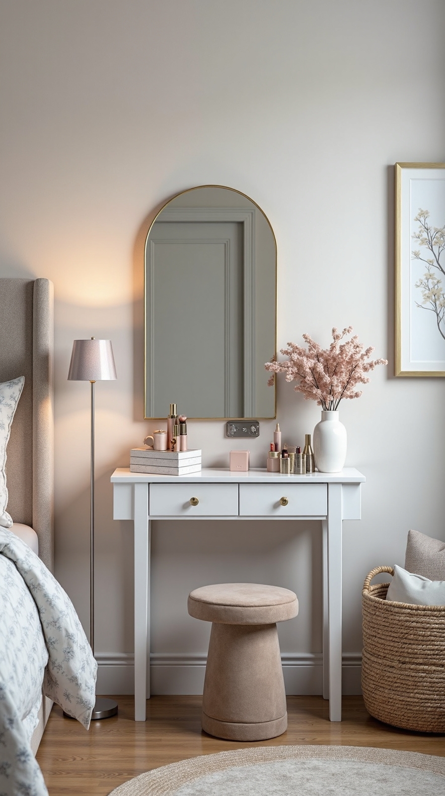 compact space saving makeup station