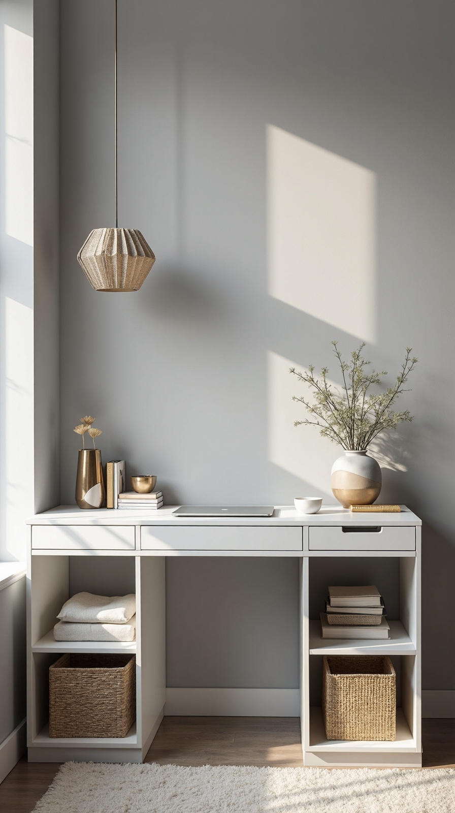 compact spacious organized sophisticated