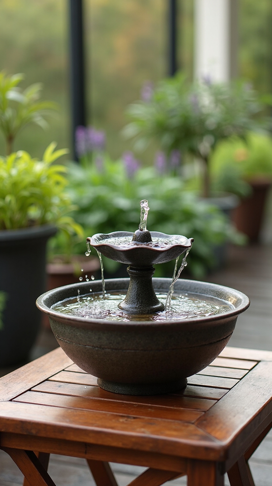 compact tranquil customizable focal point tabletop fountains