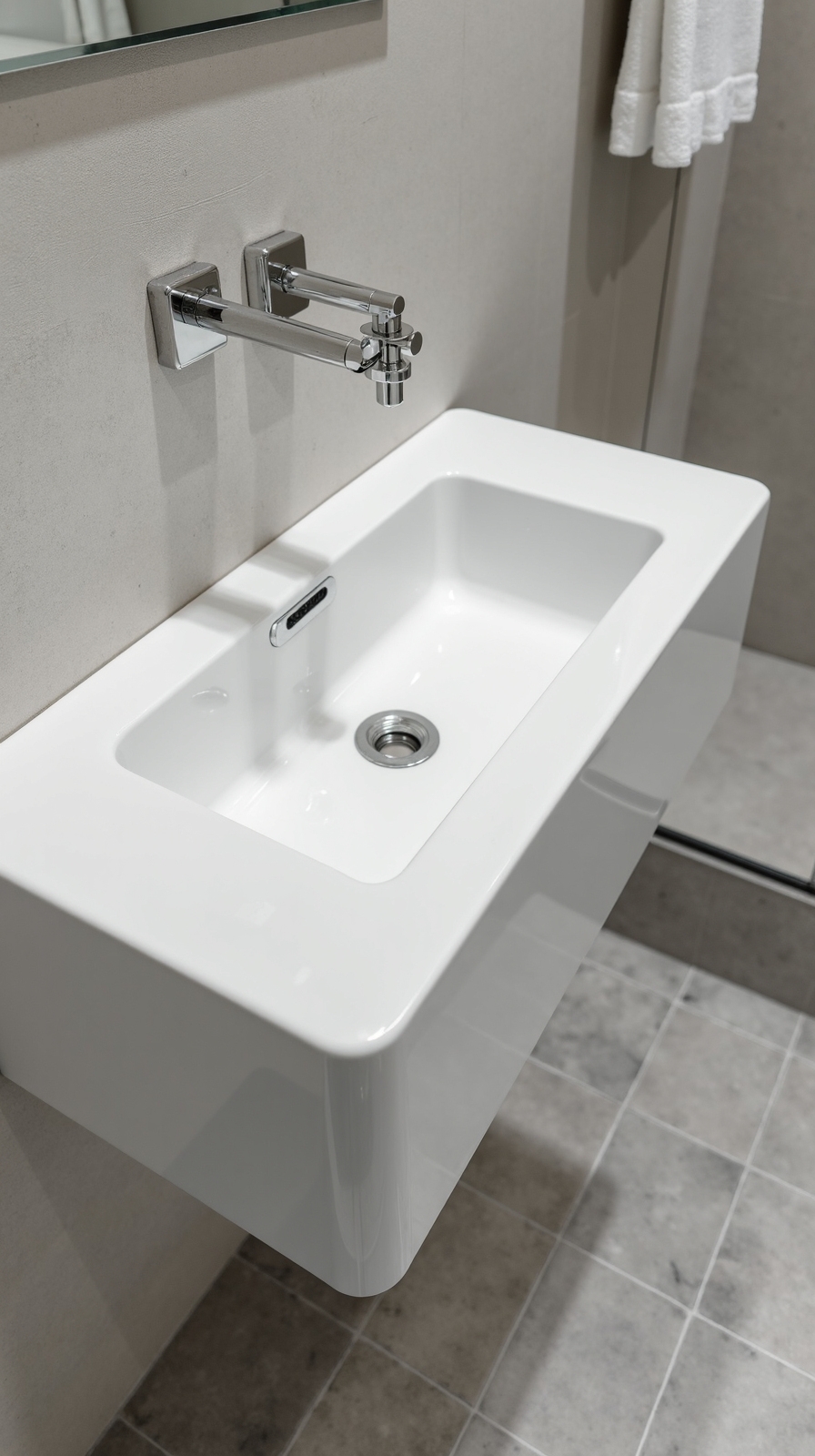 compact versatile space saving disappearing bathroom sinks
