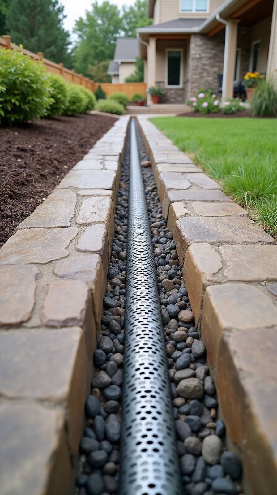 comprehensive patio drainage system solution