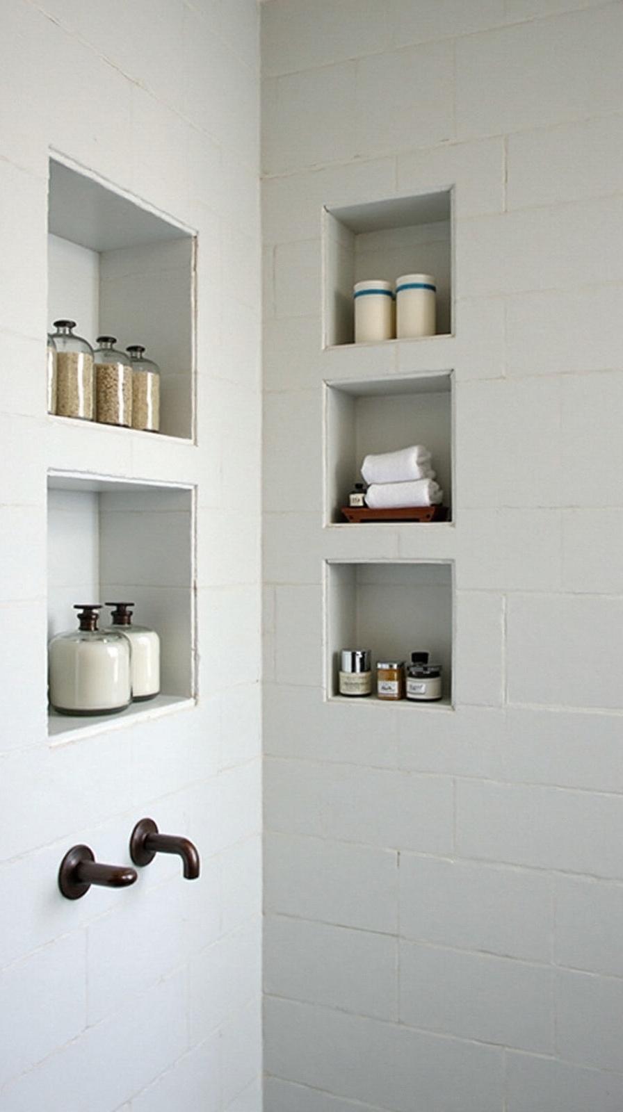 concealed custom convenient bathroom storage