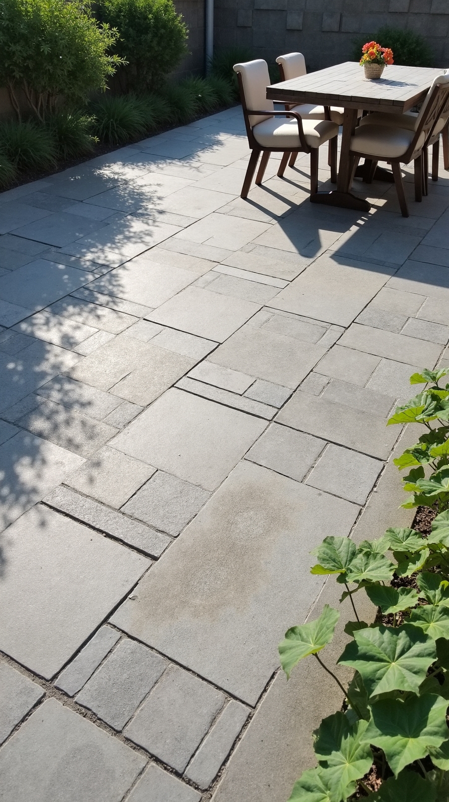 concrete scoring for tile like effect