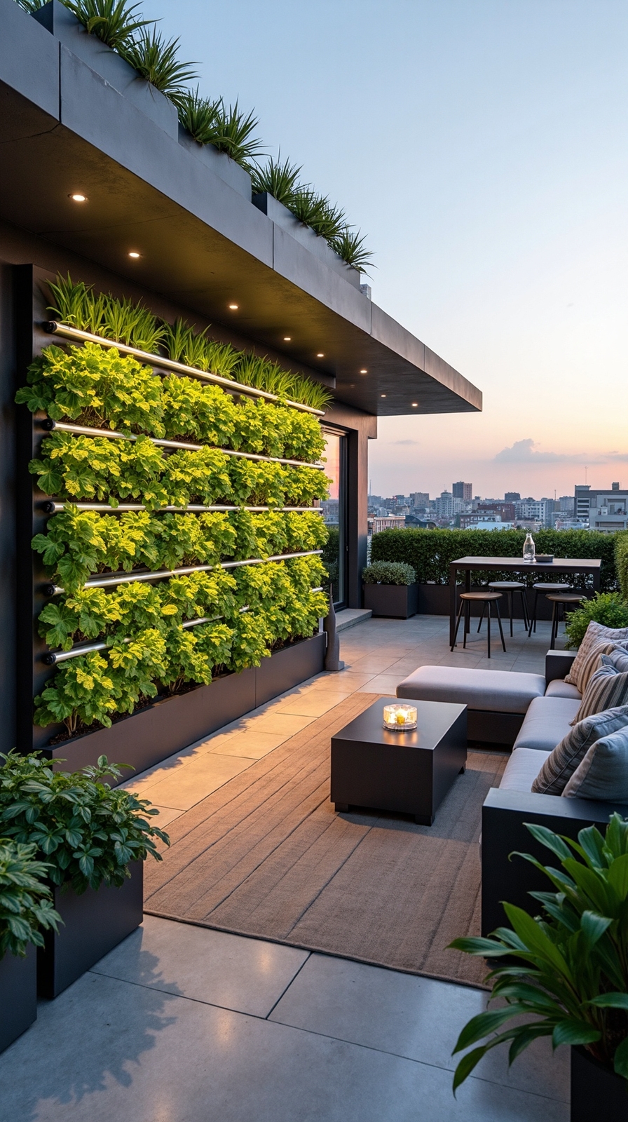 controlled modular recirculating urban hydroponic gardening