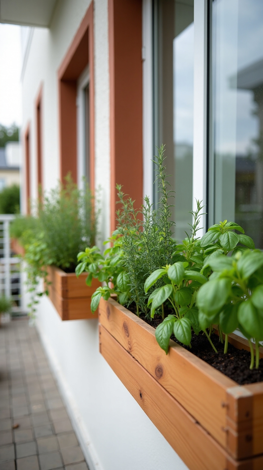 convenient fresh herb window gardens