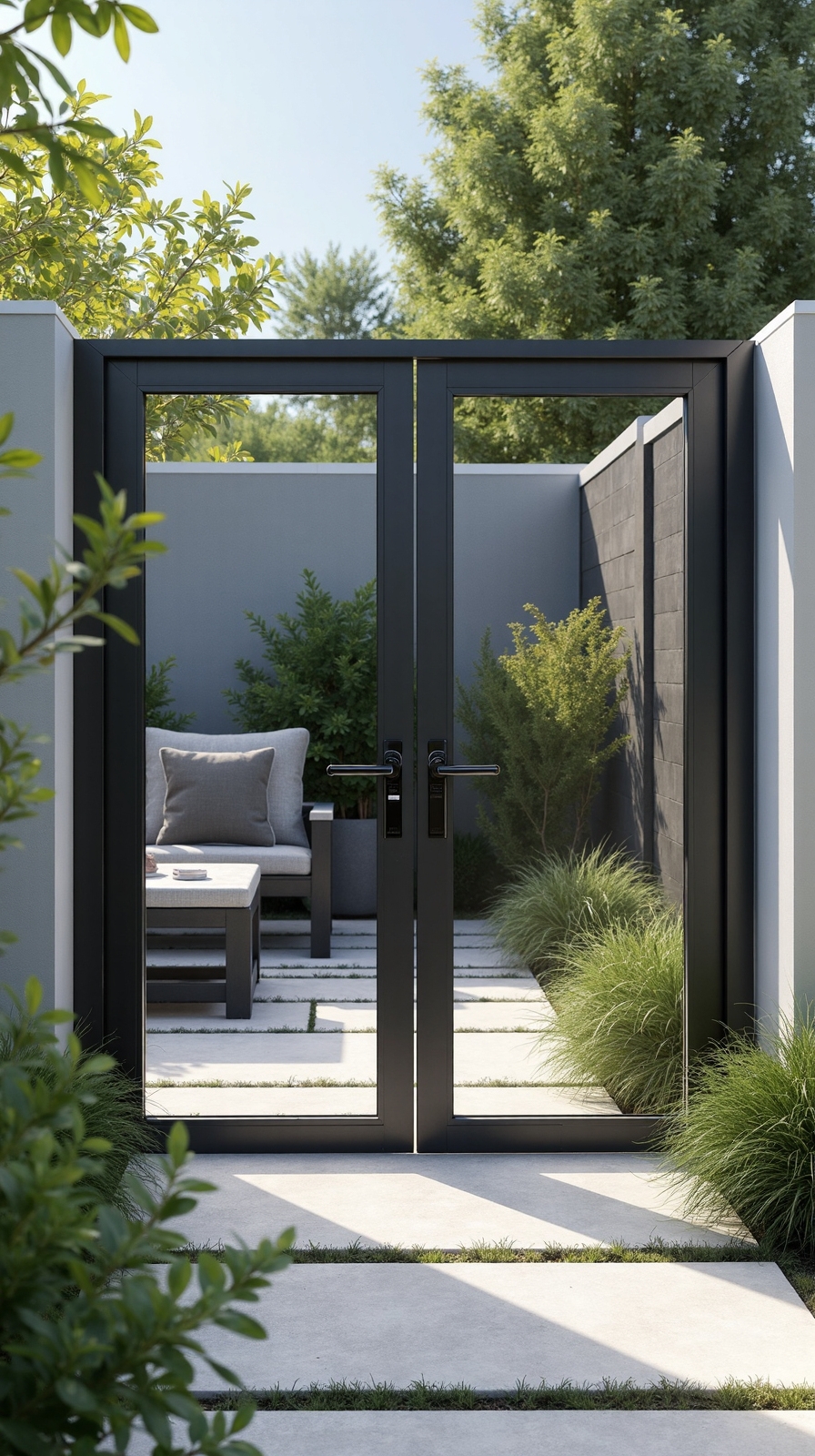 convenient secure patio gate access control