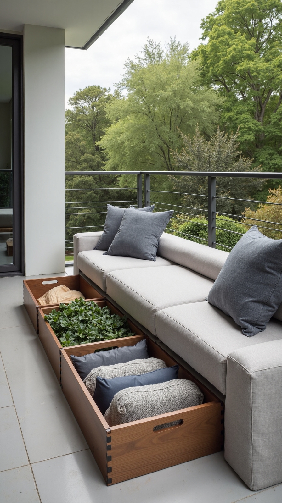 convertible outdoor storage seating
