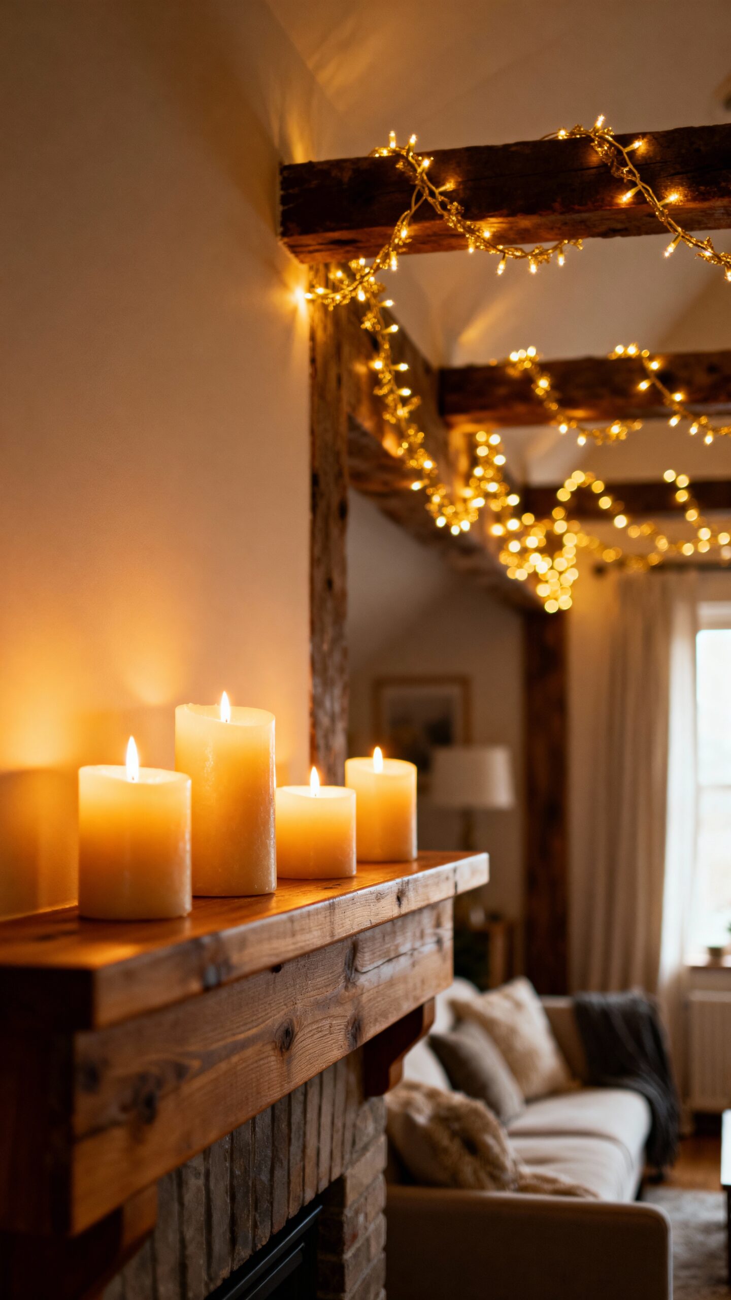 cozy ambient lighting for winter warmth