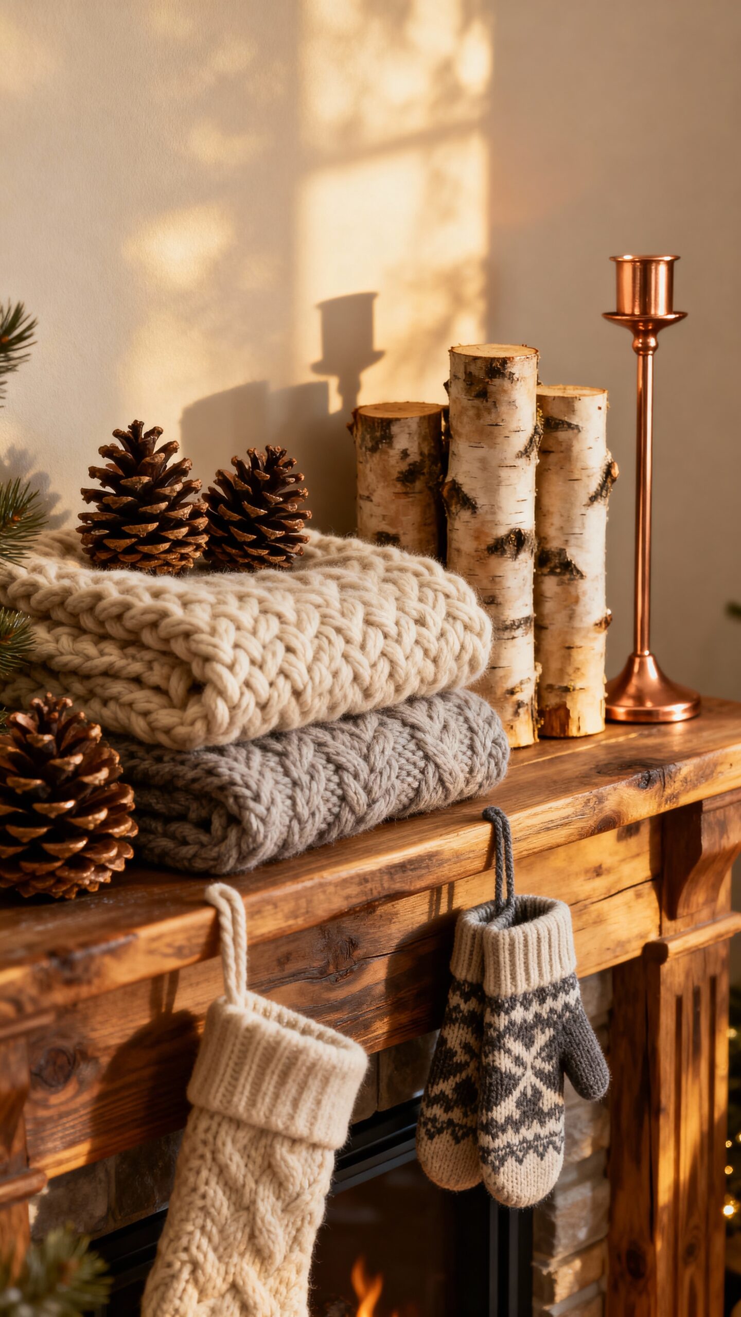 cozy cabin retreat winter elegance