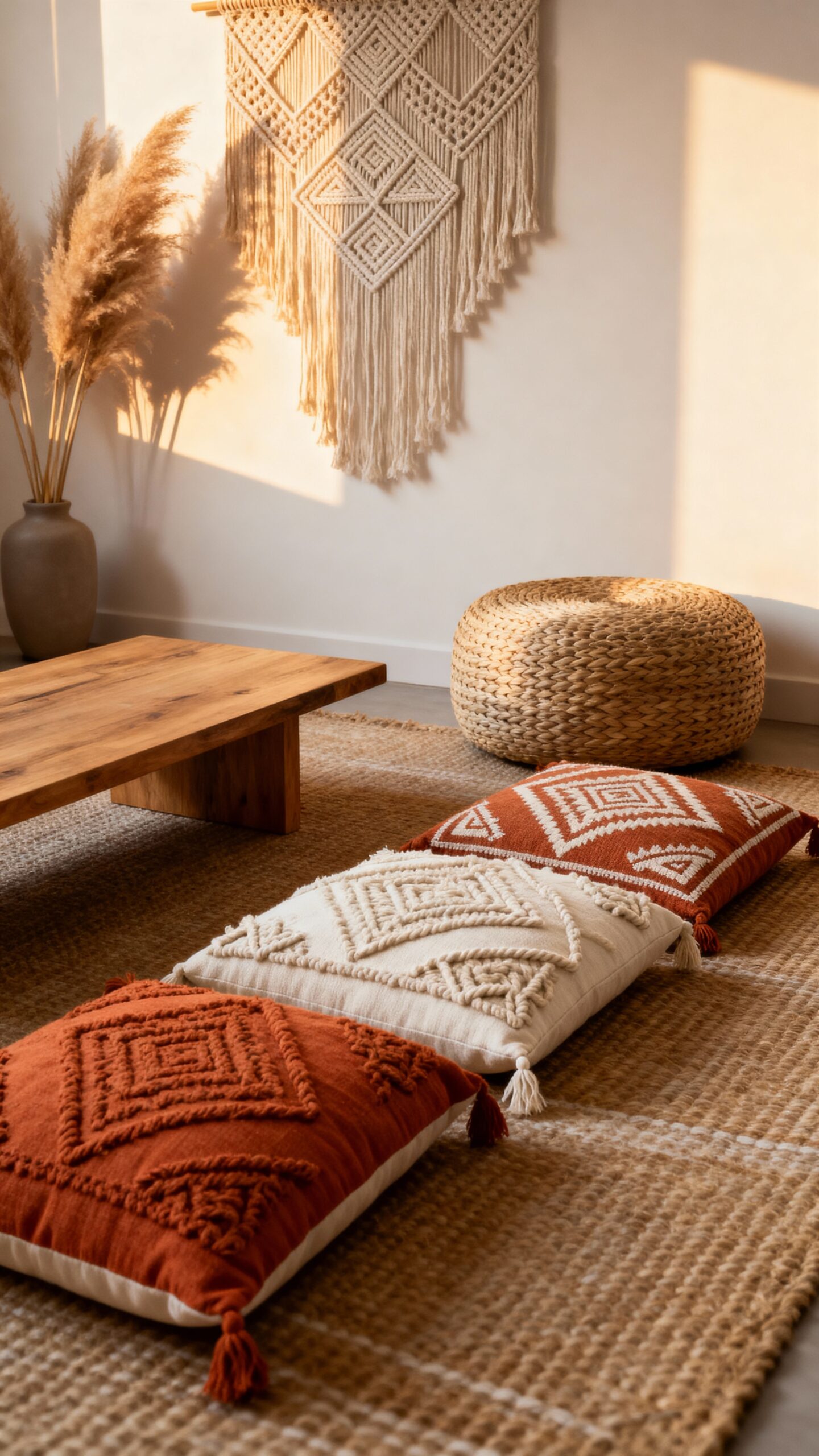 cozy comfortable bold textured