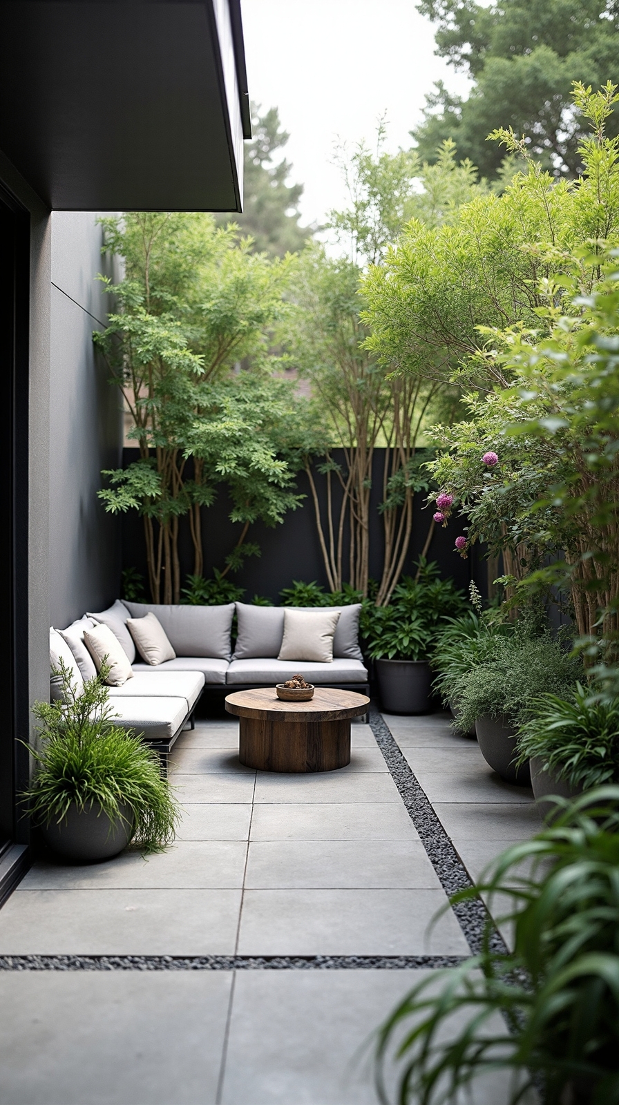 cozy compact oasis gardening furniture