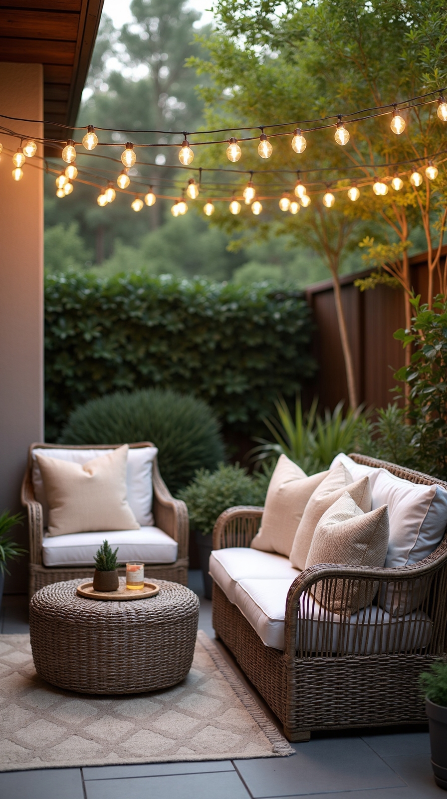 cozy durable weather resistant outdoor seating