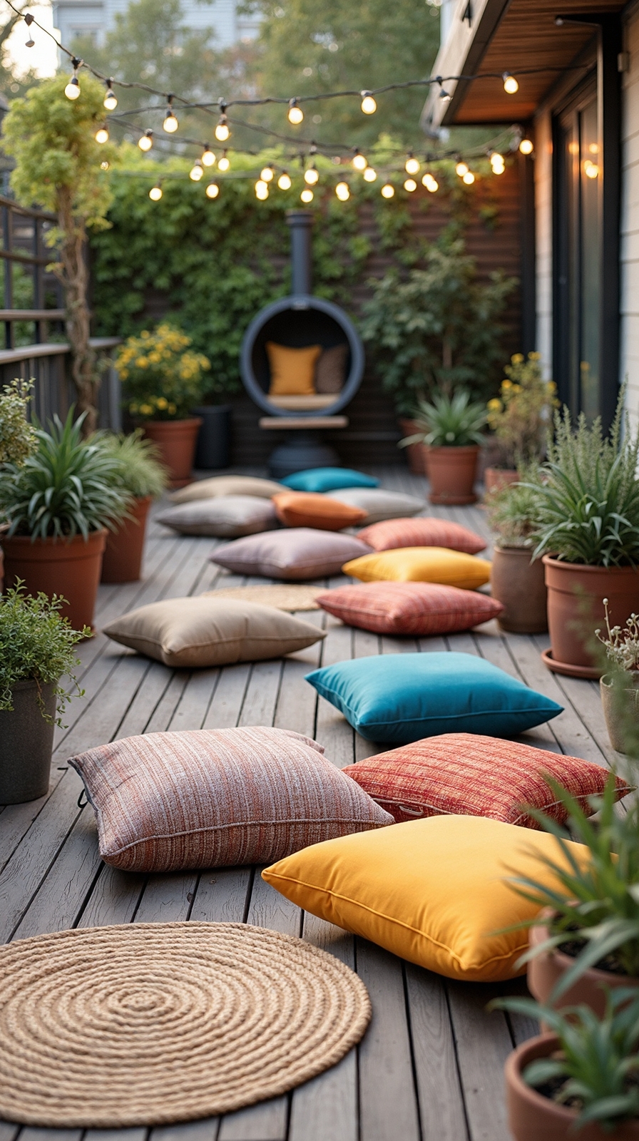 cozy flexible comfortable budget friendly patio seating