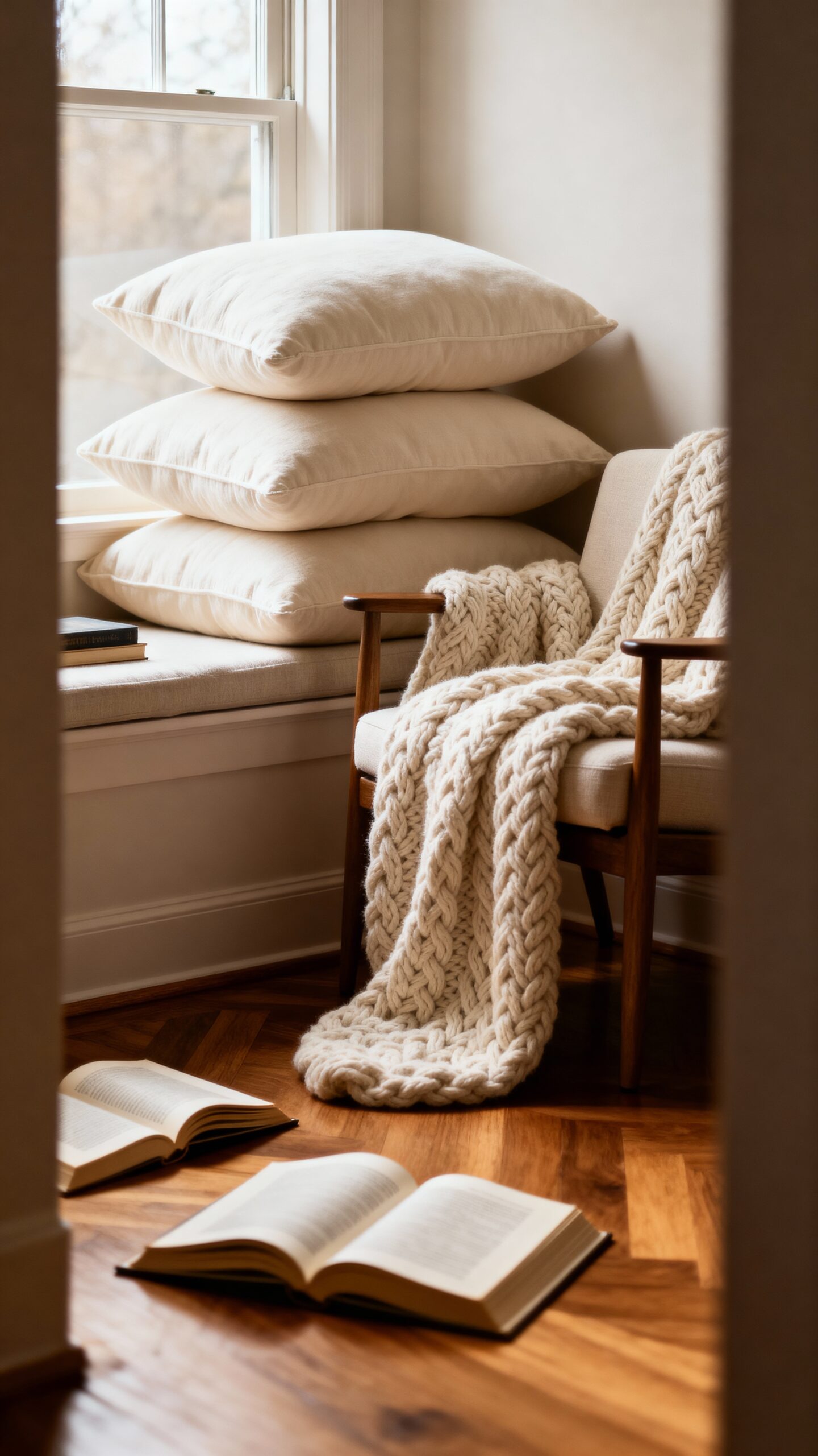 cozy flexible textured inviting